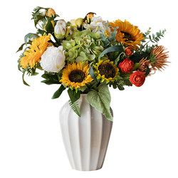 Sunflower artificial flower bouquet living room floral decoration