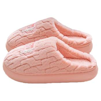 Buy one get one free couple cotton slippers for women winter 2025 new style