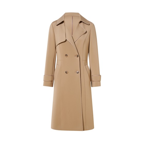 
ELSEWHERE [Same Model in Shopping Mall] Commuter versatile mid-length windbreaker jacket for women's autumn new style