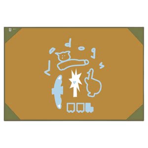 
Mini picnic mat camping outdoor spring outing moisture-proof mat portable seaside beach mat folding waterproof large size ground cloth