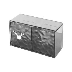 Mirror cabinet storage box bathroom washbasin wall-mounted drill-free finishing box lipstick contact lens cosmetics cotton swab storage rack
