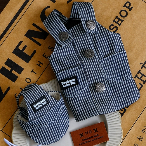 Летнее милое джинсовое платье, комплект, в корейском стиле