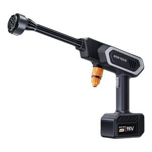 Wireless car washing machine Household high -pressure water gun cleaning artifact vehicle charging large power lithium battery powerful supercharged