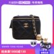 中古95新Chanel/香奈儿斜挎包CF金球盒子包皮革S31开