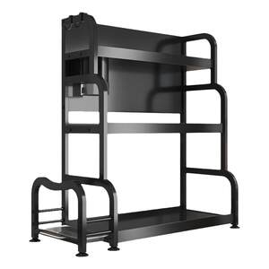 Kitchen rack feasting stand on the table soy sauce bottle condiment oil salt sauce vinegar sauce savory storage shelf supplies