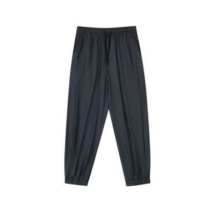 
Half-ink large size men's ice silk nine-point pants men's summer new sun protection cool feeling fat man's leg thin casual pants