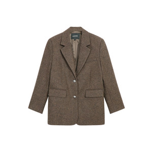 
pusumede [25% off in stock] High-end woolen jacket women's double-button temperament wool suit jacket