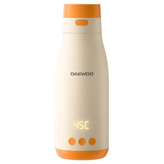 Daewoo Wireless Portable Milk Milk Tuning Insulation Heng warm water cup hot kettle baby warm milk out to foam milk artifact
