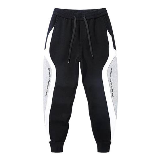 
Clearance and pick up the bargain for foreign trade men's spring and autumn hoodies black and gray trendy brand casual sports loose tying harem pants