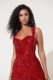 Women Elegant Sequin Dress Evening Party Dress red blue new