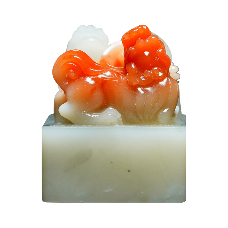 荣宝斋寿山石古兽方章料文房四宝书法姓名国画孤品藏书章印章练习章精品