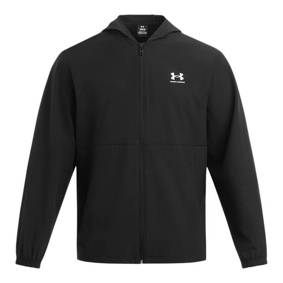 
Under Armor official UA Vibe men's sports casual lightweight woven hooded jacket 1386555
