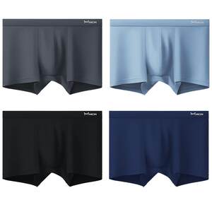 
Catman Men's Underwear Boys Pure Cotton Antibacterial Crotch Boxer Briefs Large Size Men's Sports Inner Boxer Briefs Shorts