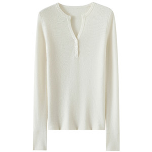 
Fairy Temperament Top~Autumn and Winter 100% Pure Cashmere Sweater Women's Pure Cashmere Sweater Knitted Bottoming Shirt New Style