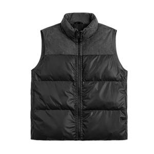 
Madden Workwear American Outdoor Warm Padded Vest Black Mountain Stand Collar Sleeveless Vest Vest Jacket Men's Spring