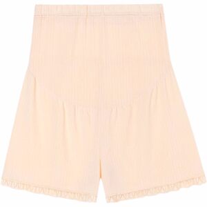 Pregnant women's pants Summer thin leggings triple -point safety pants anti -light lace lace loose boring short pajamas
