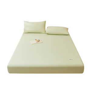 
New summer cotton bed cover single piece Simmons mattress protective cover three-piece dust-proof and anti-slip sheet cover