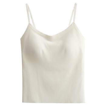 Beautiful backless trailer vest Female summer new ice ribbon chest pad, wearing a bottoming tube top top