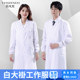 White coat male and female doctor long-sleeved work clothes pharmacy physician nurse protective medical biochemistry laboratory clothes winter