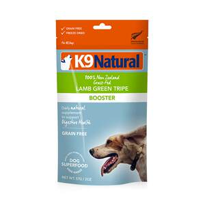 
K9Natural New Zealand imports sheep tripe, tripe, green lipped mussels freeze-dried dog snacks, freeze-dried for dogs