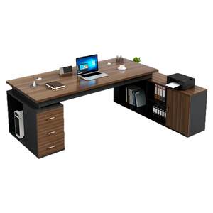 
Office desk light luxury high-end office furniture table chair combination manager president single table large desk boss table table