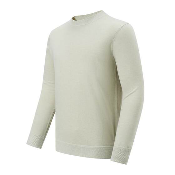 
[Including Cashmere] Red Bean Long Sleeve Wool T Thin Round Neck Sweater Men's Spring Sweater Close-fitting Base Layer