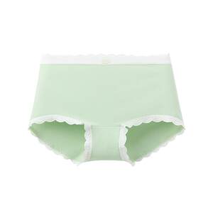 
Sanfu women's low-waist butt-covering underwear, sweet and fresh lace-edged cotton-feeling comfortable boxer briefs for women 503607