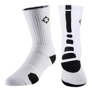 Professional basketball socks for men, thickened towel bottom, antibacterial mid-calf socks, breathable running sports socks, elite socks