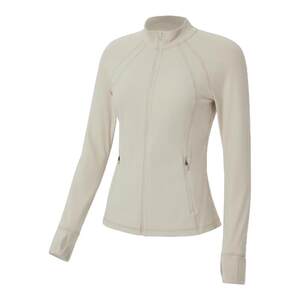 
Keep stand collar yoga wear women's sports tops spring running jacket Pilates training clothes slim waist fitness