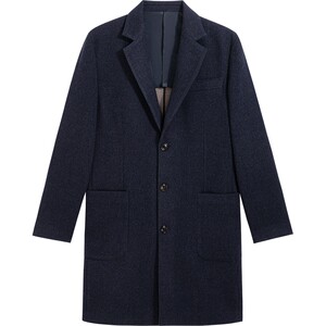 
[Same style in shopping mall] Brooks Brothers/Brooks Brothers men's autumn and winter sheep wool mid-length woolen coat