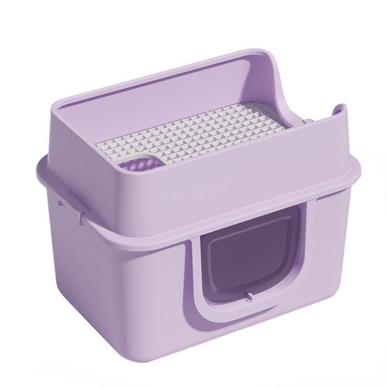 
Chongqin Cat Litter Box Anti-sand Extra Large Top-out Anti-odor Splash Giant Maine Coon Cat Toilet Fully Heightened and Enclosed