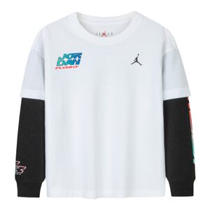 
JORDAN Children's Clothing Boys Long Sleeve T-shirt 2025 Autumn New Mid-Large Children's Cotton Top Trend JD2432075