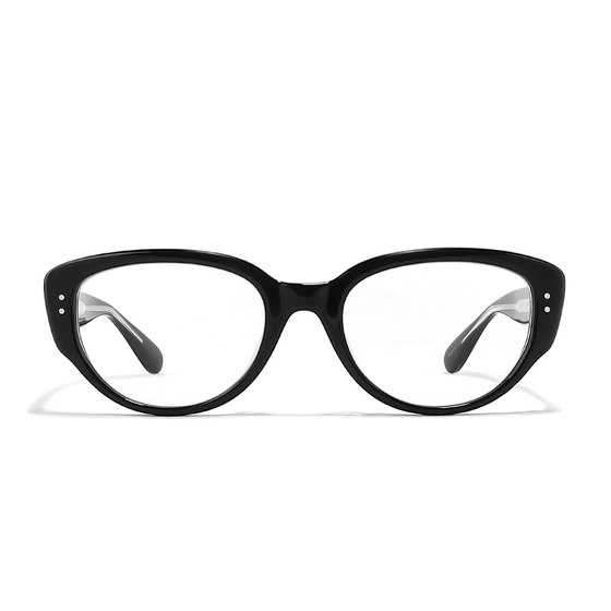 
Fakeme personalized acetate glasses frame cat eye round frame mirror female American ins pure desire frame red zone