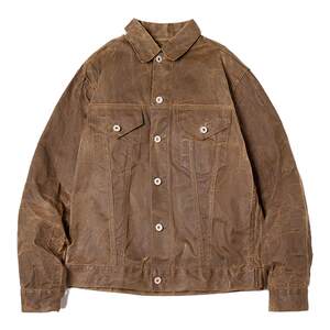 Madden workwear American retro canvas yellow petroleum wax jacket Ami khaki vintage hunting jacket men's spring