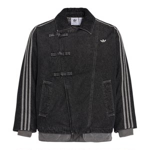 
Adidas/Adidas genuine clover men's and women's casual lapel new Chinese style warm cotton clothing KR5066