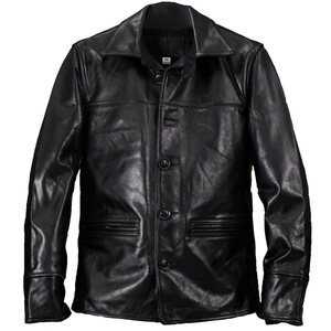 The affordable version of the Saizhong re -engraved Haining header leather leather leather coat men's leather coat 2 color income
