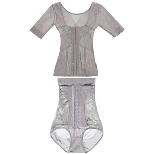 Tingmei Ya Ya Ya Ya Yujie Caucle Set Scrolls after birth, abdomen, hip hip, waist, divided body clothes, two -piece female