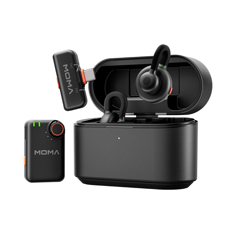 猛玛LARK MIX纽扣无线麦克风领夹收音麦直播专用一拖二猛犸MOMA