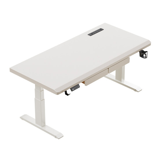 
Solid wood electric lift computer desk home desk bedroom long worktable study desk student writing desk