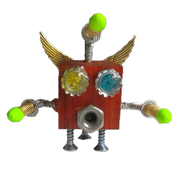 
DIY robot ornaments for team building and parent-child activities
