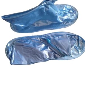 
Rain boots cover waterproof non-slip men and women adult rain boots thickened wear-resistant large size silicone high tube rainproof foot covers rain