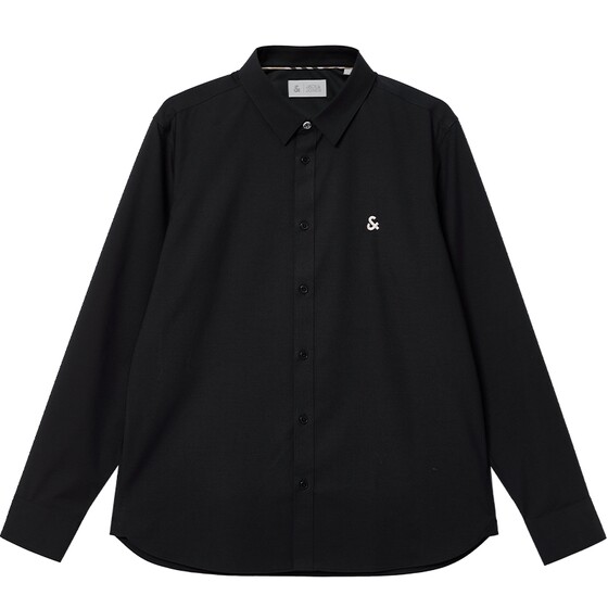 
Jack Jones men's new fall anti-wrinkle easy-care standard right shoulder basic base casual long-sleeved shirt