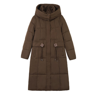 
Woodpecker mid-length cotton coat for women 2025 new winter mother thickened warm cotton coat down jacket