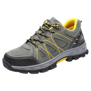 Labor protection shoes for men, anti-smash and puncture-proof, new summer, breathable, safe, lightweight, deodorant work shoes, old protective belt with steel plate