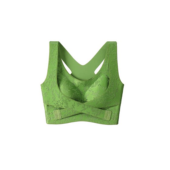 
Huanli Queen Chinese style bra that pushes up big breasts to reveal smaller breasts, prevents sagging and shrinks secondary breasts, seamless cross-adjustable bra