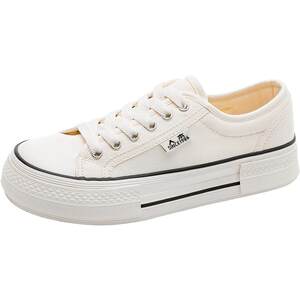 
Renben canvas shoes for women 2025 summer new versatile popular girls' shoes thick-soled sports and casual sneakers for women