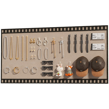 Jewelry storage display stand felt board storage tool