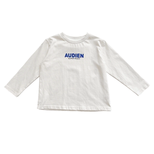 
Simple and versatile ~ Huge soft and glutinous boy pure cotton letter long-sleeved T-shirt in spring and autumn children's baby white base shirt
