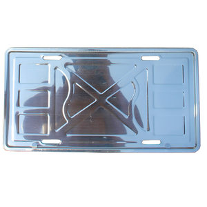 Truck yellow license plate license plate license plate frame stainless steel rear license plate license plate rack large license plate pallet