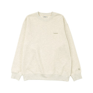 COVERNAT韩国卫衣男女同款2025新款秋季美式慵懒情侣圆领无帽外套